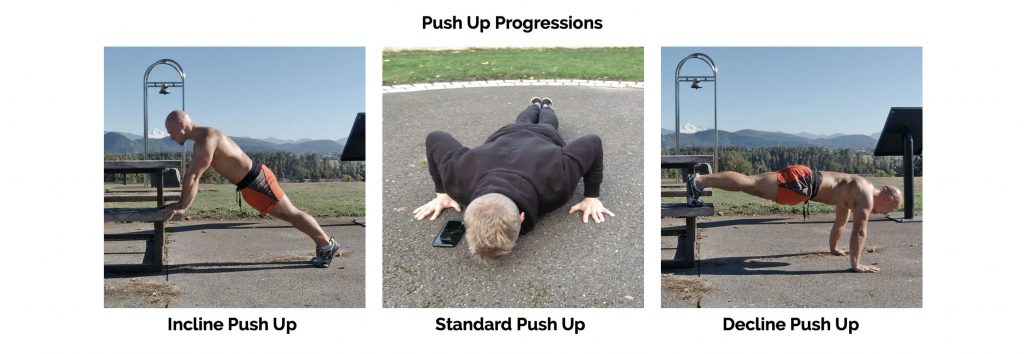 Push Up Progressions